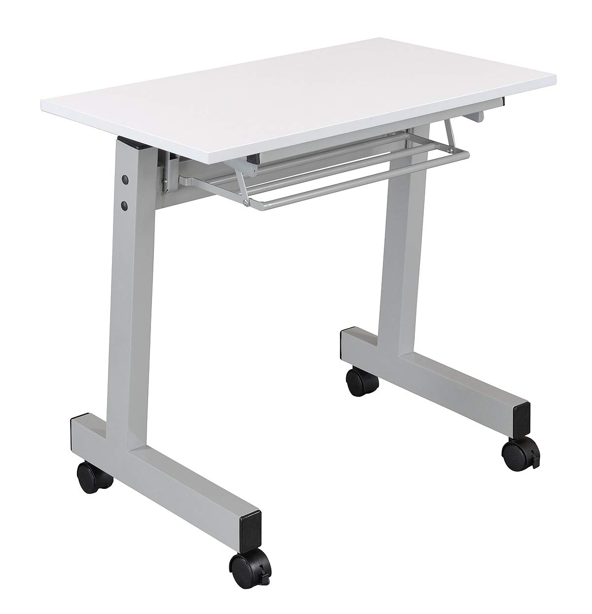 Amazon.co.jp: スタックテーブル 跳ね上げ式会議テーブル 幅750奥行450