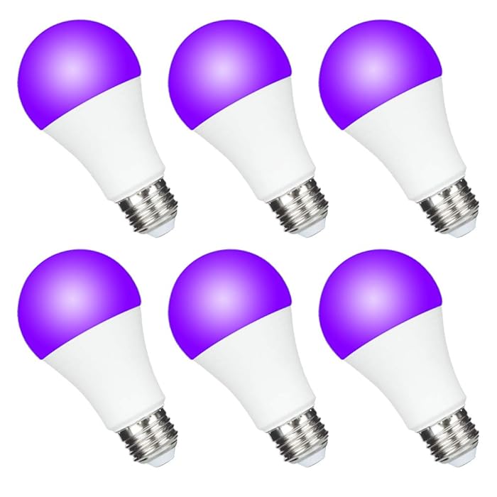 Buy FAGUANGAO LED Black Light Bulb,7W(60Watt Equivalent) A19 UV