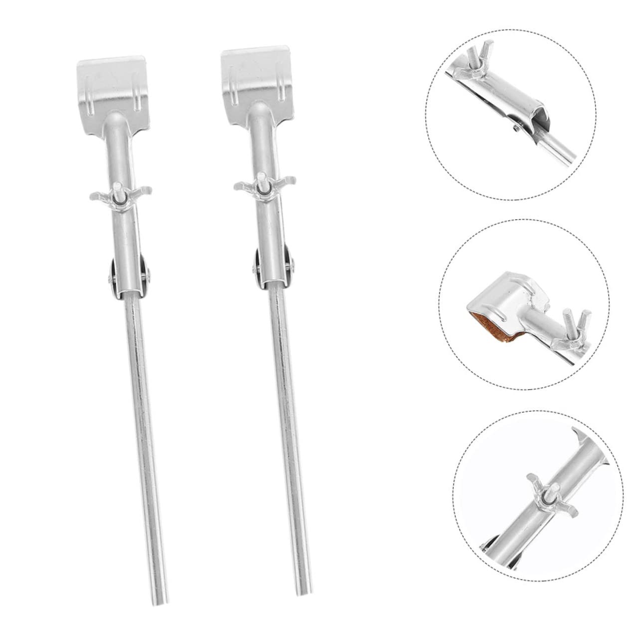 NAMOARLY 2pcs Flask Test Tube Clamp Laboratory Test Tube Clamps Laboratory Supplies Laboratory Test Tube Clip Condenser Tube Clip Lab Stand Clamp Holder Rack Rod Flask Clip Hose Tubes Iron