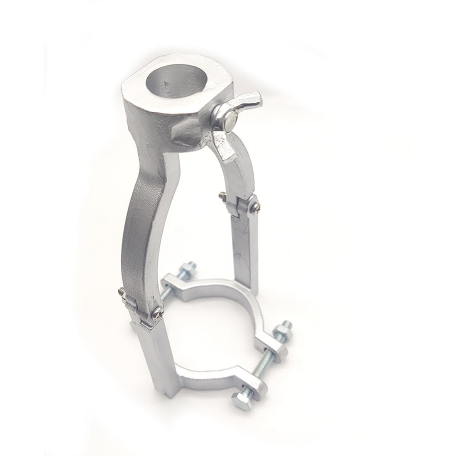Adaptateur Mèche Carrée Support Adaptateur pour Perceuse Support de Fixation Convertisseur Pince En Acier Inoxydable Accessoire Convenant Au Perçage A, gris