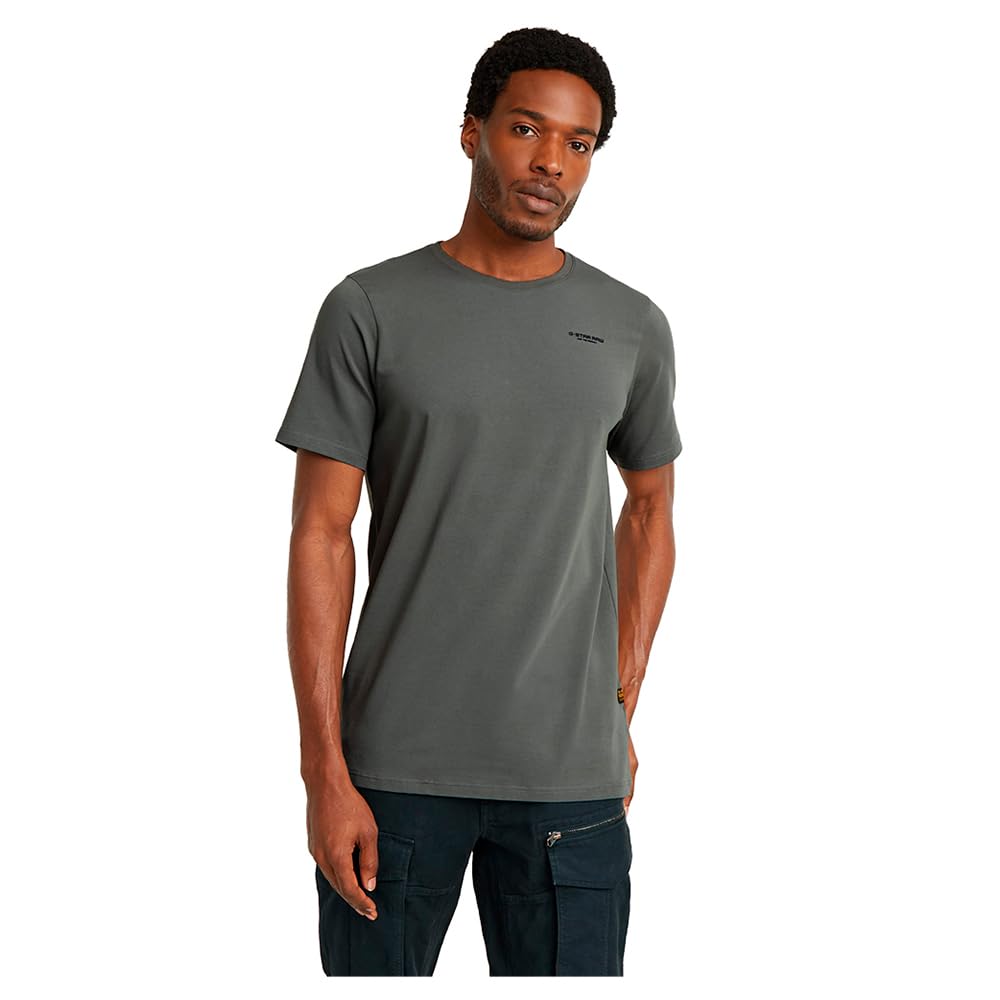 G-Star Men's Grey (Gs Grey D19070-C723-1260) Slim Base T-Shirt, Medium