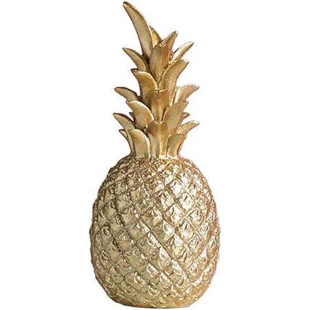 Deko Ananas Gold - Harz Figur Nordic Style