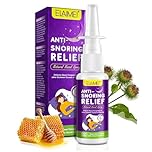 Snoring Aids for Men & Women, Natural Herbal Anti Snoring Spray, Effective Sleep Aid Snore Reduction, Improves Airflow, Anti Snoring Devices for Better Breathing Relief, 8 hrs Prolonged Action (30ml)