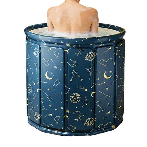 Vasca da bagno pieghevole, leggera e pieghevole, vasca da bagno per vasca da bagno per box doccia, per bagno, giardino, campeggio, viaggi, uomini e donne