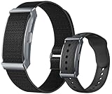 Smart Health Wristband Fitness Tracker Heart Rate Monitor Smart Bracelet Sleep Tracker Step Counter Pedometer Multi Sport Modes Waterproof Wearable Activity Tracker, Silicone & Nylon Strap