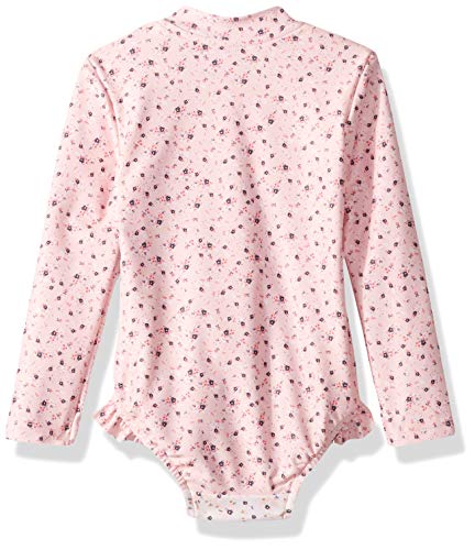 Image of Seafolly Girls' Long Sleeve Surf Tank One Piece Swimsuit