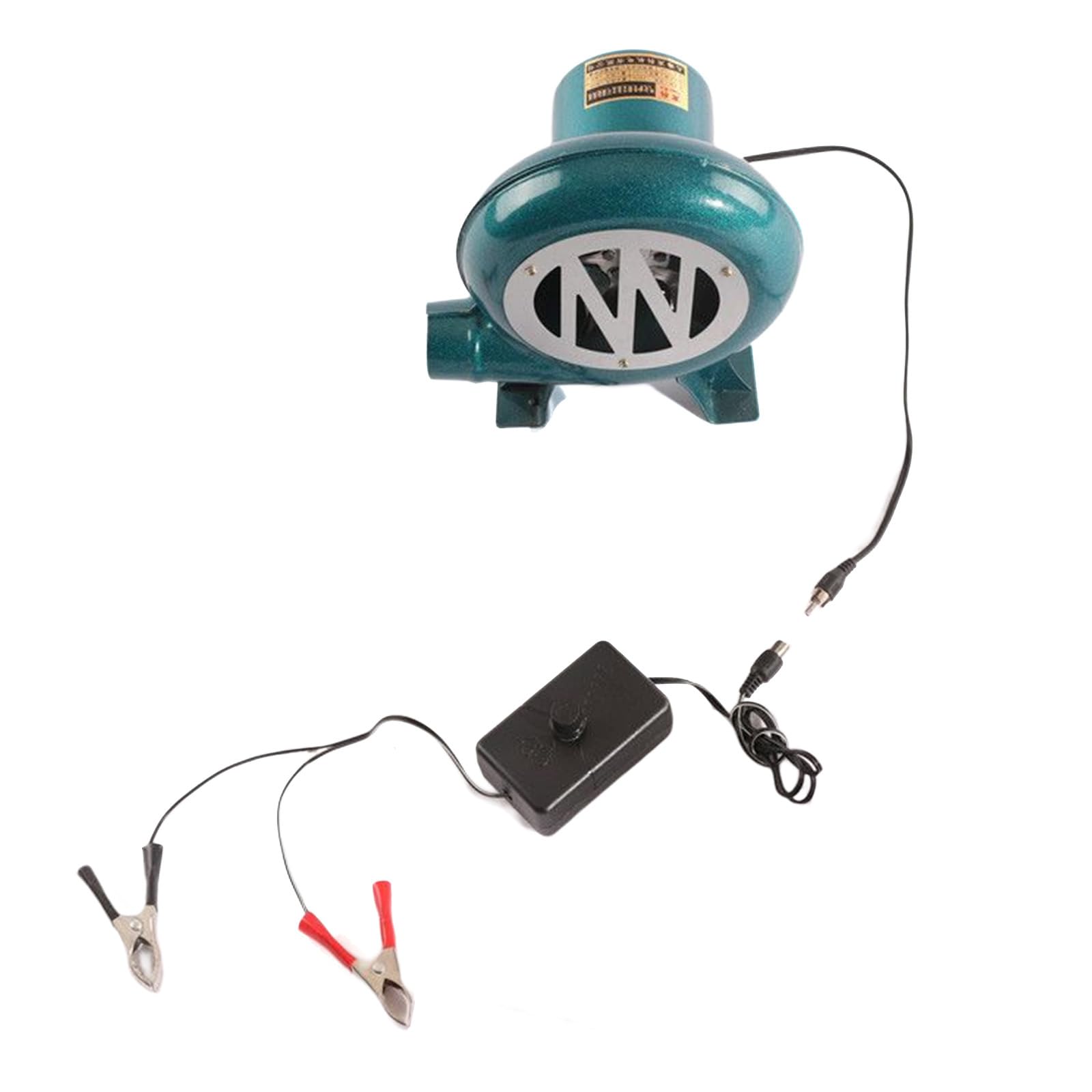 DC12V Air Blower BBQ Fan Adjustable Speed Barbeque Air Blower for Outdoor Barbecue Bellow Camping Hiking Picnic Replacement Fan Motor