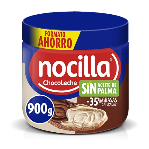 Nocilla Doble Crema de Cacao y Leche con Avellanas, 900g