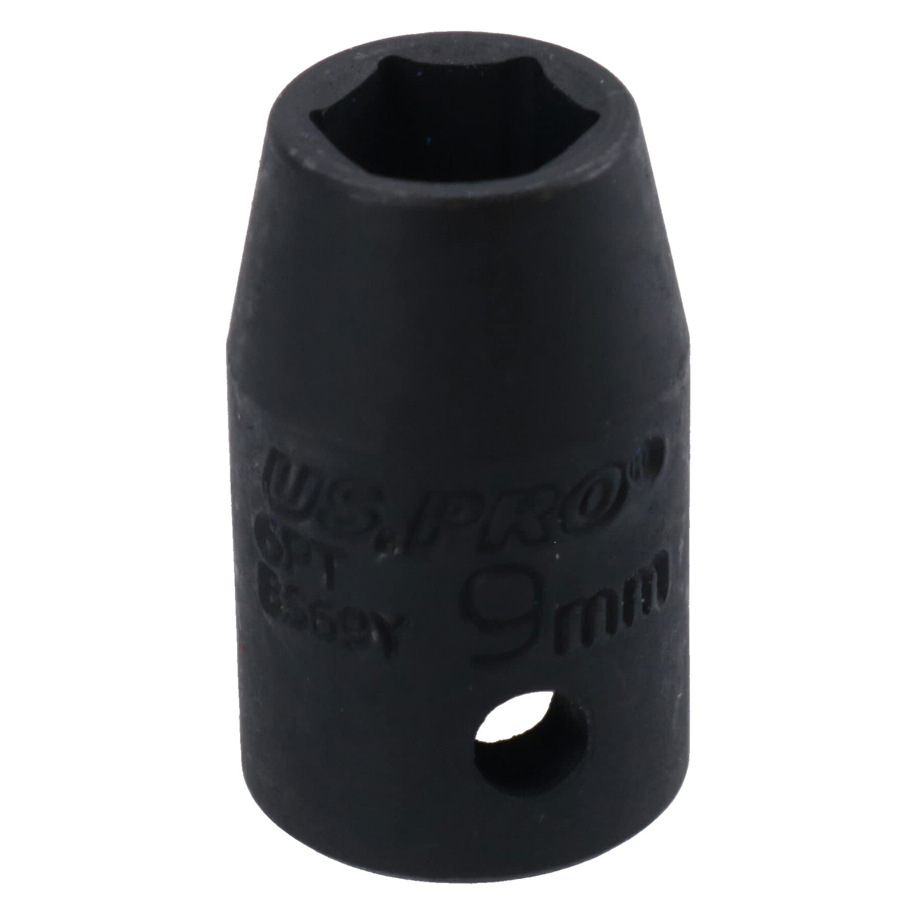 Ab Tools 9Mm 3/8In Drive Shallow Stubby Metric Impacted Socket 6 Sided Single Hex
