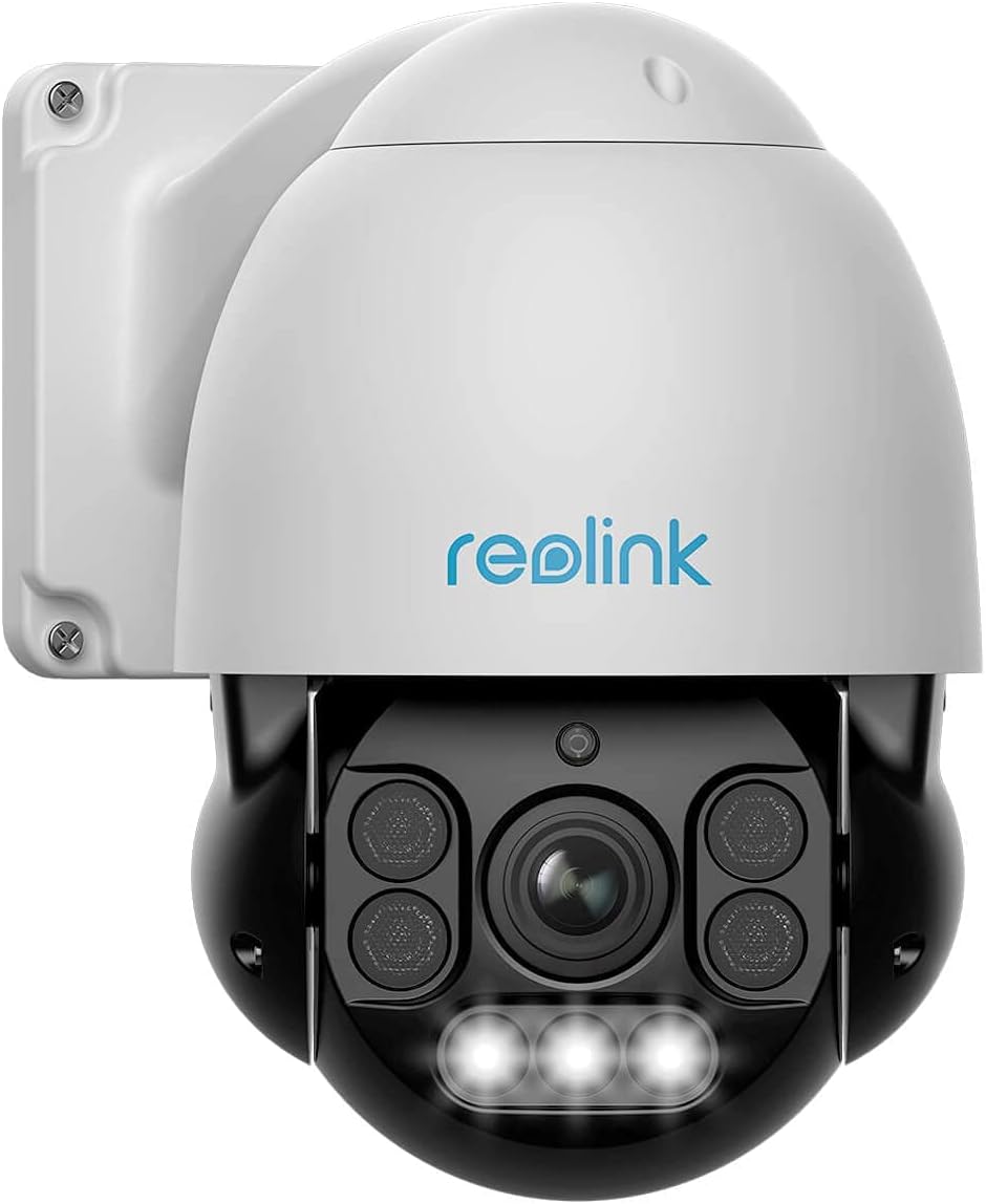 Reolink 16MP PoE Telecamera Esterno, Doppio Obiettivo per Vista Panoramica a 180°, Rilevamento di Uomo/Veicolo/Animale, Audio Bidirezionale, Faretti, Supporta Registrazione Continua 24/7, Duo 3 PoE