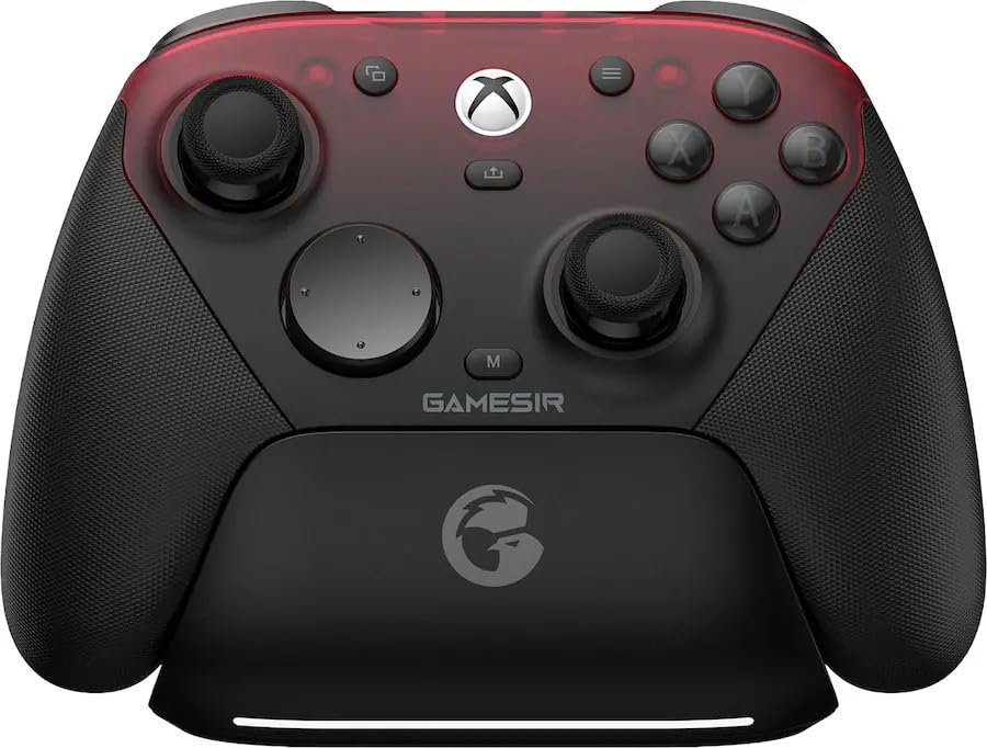 GameSir G7 Pro Tri-Mode Gaming Controller for Xbox, PC & Mobile, Shadow Ember, Hall Effect Triggers, TMR Sticks, Gyroscope, 1000Hz Polling Rate (Imported)