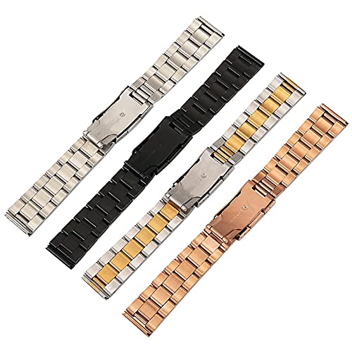 Bracelet de montre 24mm acier inoxydable à maillons solides