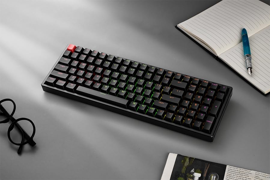 Amazon.com: Keychron K4 QMK Wireless Custom Mechanical Keyboard