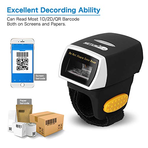 NETUM Bluetooth 2D QR Mini scanner di codici a