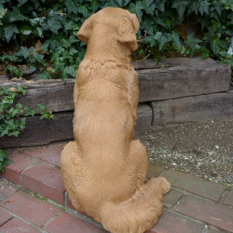 Amazon.co.jp: 犬の置物 大型 ゴールデンレトリバー B N12237