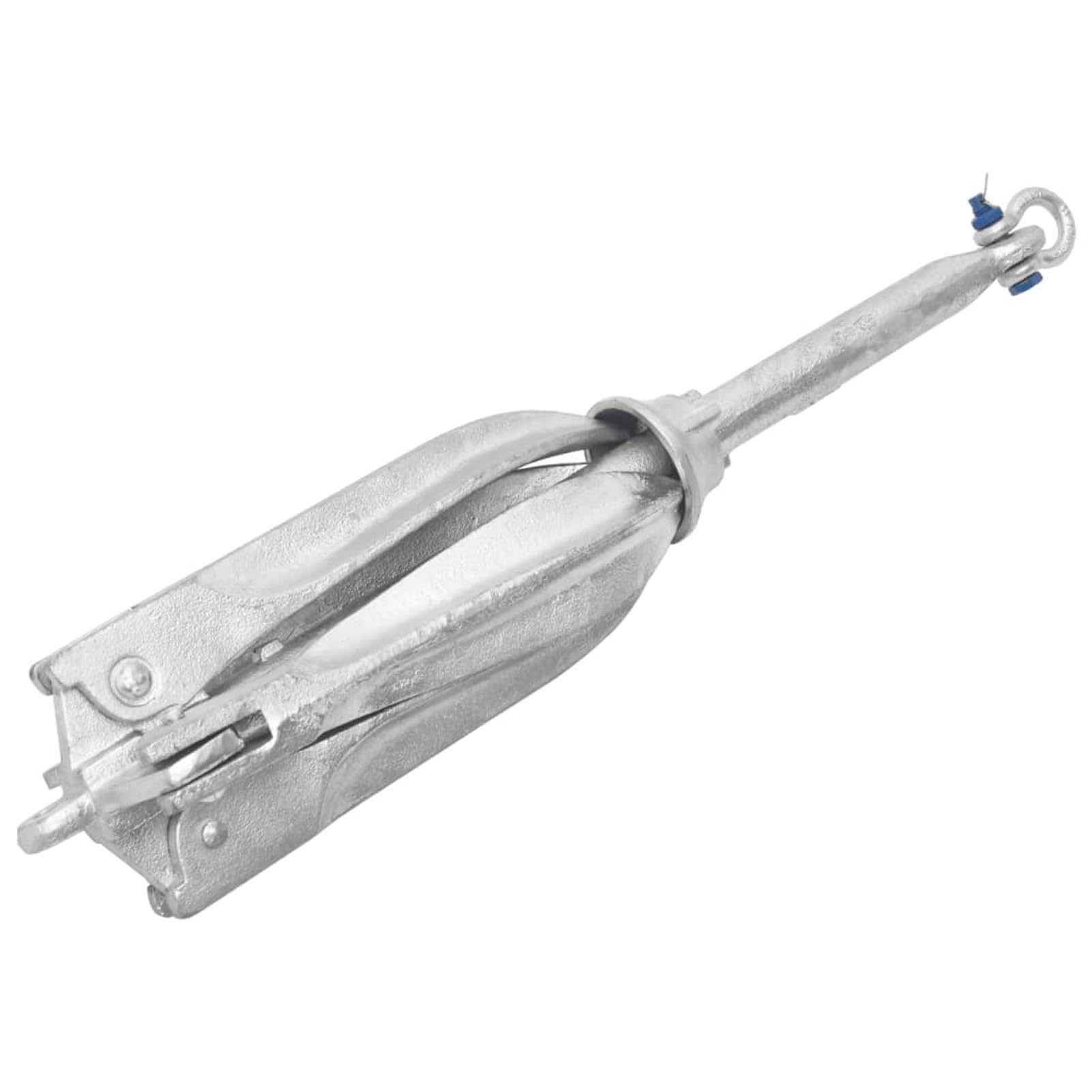Gecheer Ancora Pieghevole con Corda Argento 10 kg in Ferro Malleabile,P94279