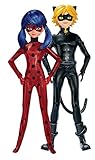 Miraculous 10.5-Inch Fashion Doll 2-Pack, Ladybug and Cat Noir by Miraculous...