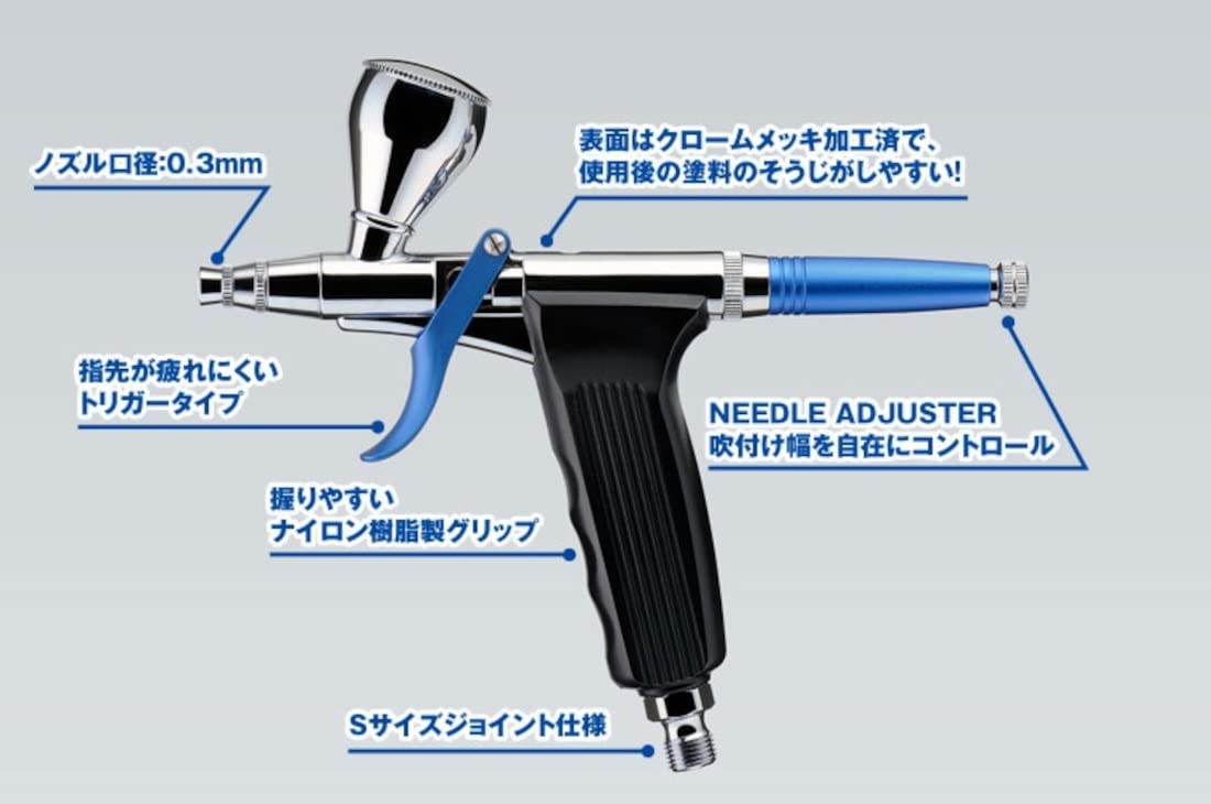 Amazon | ウェーブ スーパーエアブラシ トリガータイプ 軽量アルミ