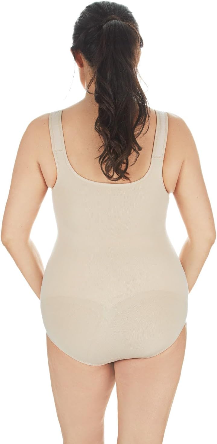Supportive Maternity Bodysuit with Cushioned Straps Medium / Black