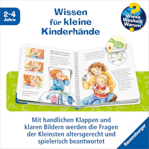 Wieso? Weshalb? Warum? junior, Band 52 - Zähne putzen, Pipi machen (Sachbuch ab 2 Jahre - mit Klappen) (junior, 52)