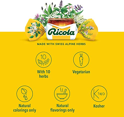 Ricola Herb Throat Drops, Lemonmint, 24 Drops (Pack Of 12) #TOP2