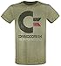 Produktbild Commodore 64 C64 Logo - Vintage Männer T-Shirt grün meliert M