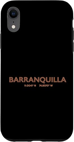 iPhone XR Colombia City Coordinates - Funda Barranquilla