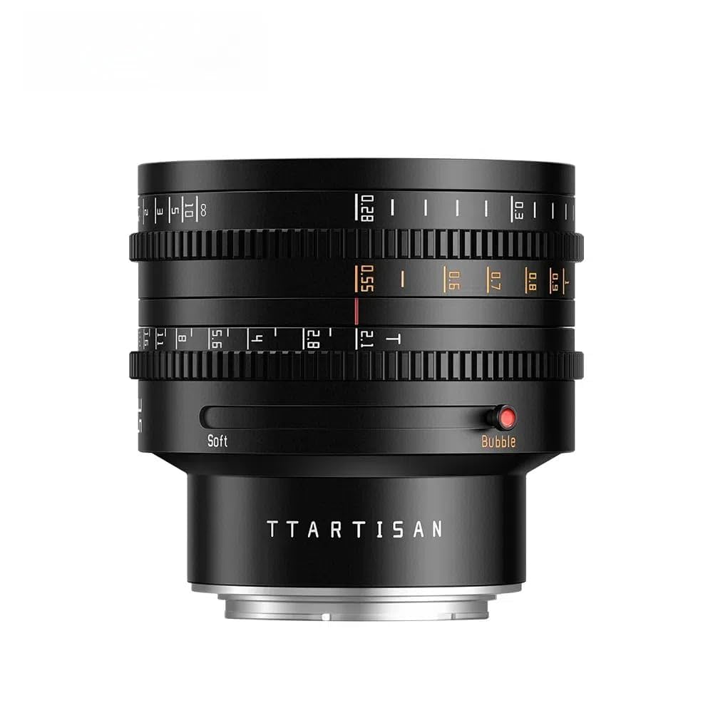 TTArtisan 35mm T2.1 Eマウント　バブルソフトモード切り替え Amazon | TTArtisan 35mm T2.1 シネマレンズ Zマウント