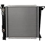 AMCCM Radiator Compatible with 1985 for Ford Bronco II 2.8L 1986-1990 for Ford Bronco II 2.9L Replace All Aluminum Radiator 1164