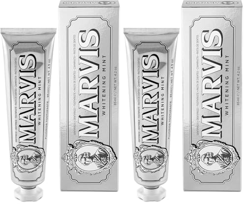Marvis Dentifricio Whitening Mint, 85 ml (Confezione da 2)
