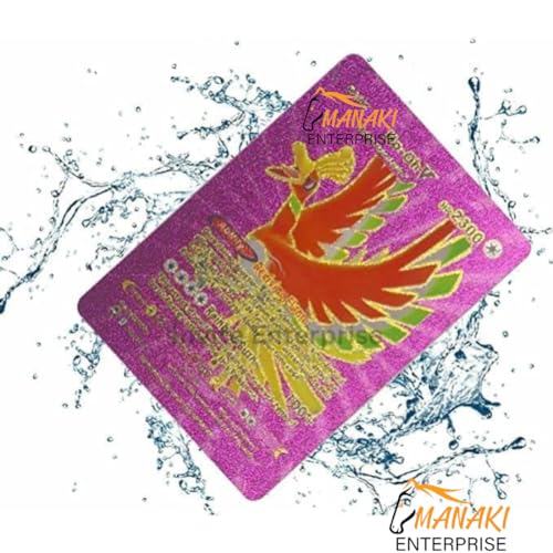 Image of MANAKI ENTERPRISE 55 PCS Rainbow Foil Card Assorted Cards TCG Deck Box - V Series Cards Vmax GX Rare Golden Cards and Common-Rare Mystery Card (Rainbow)