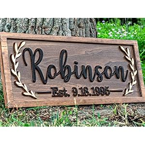 Last Name Sign | Wood Wall Decor | Nursery Name Sign | Baby Name Sign | Family Name Sign | Wooden Porch Sign | Front Door Sign | Personalized Wedding Gift | Wedding Decor | Bridal Shower Decor Last Name Sign Wood Wall Decor Nursery Name Sign Baby Name Sign Family Name Sign Wooden Porch Sign Front Door Sign Personalized Wedding Gift Wedding Decor Bridal Shower Decor