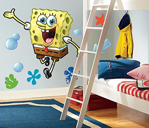Spongebob Squarepants Peel & Stick Giant Wall Decals