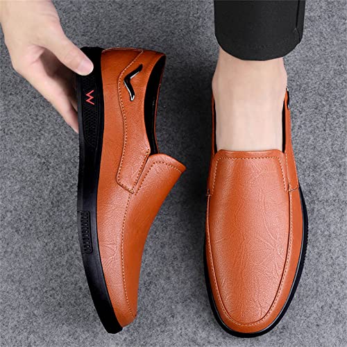 GEXECEUSS Men's Loafers Lightweight Driving Shoes Slip On Casual Penny Loafers Moccasin Flats Boat Shoes Anti-Slip Walking Shoes3