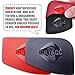 G.CATACC 4-Pack Pan Scrapers, Durable Plastic Dish Scraper Tool for Kitchen Cast Iron Pot Pan Skillets, Cookware Cleaning