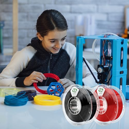 Image of YOYI YOYI 3D Printer Filament, 1.75mm TPU, 0.8KG Spool, Dimensional Accuracy + /- 0.03 mm, Soft, Elastic (Red)