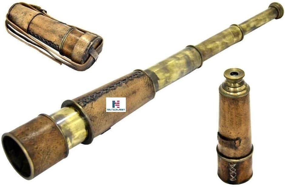 Brass Nautical Antique Telescope - 18 inches Long