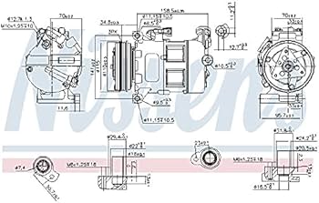 メンテナンス AIR COMPRESSOR Amazon.com: Nissens Air Conditioning Compressor - 890062
