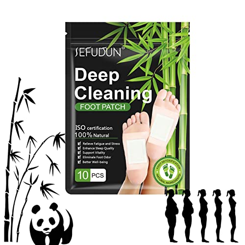 60 Pcs Foot Pads, Deep Cleansing Foot Pads, Natural Bamboo Vinegar Ginger Foot Pads for Foot Care, Promote Sleep Quality, Relieves Stress and Fatigue, Latest