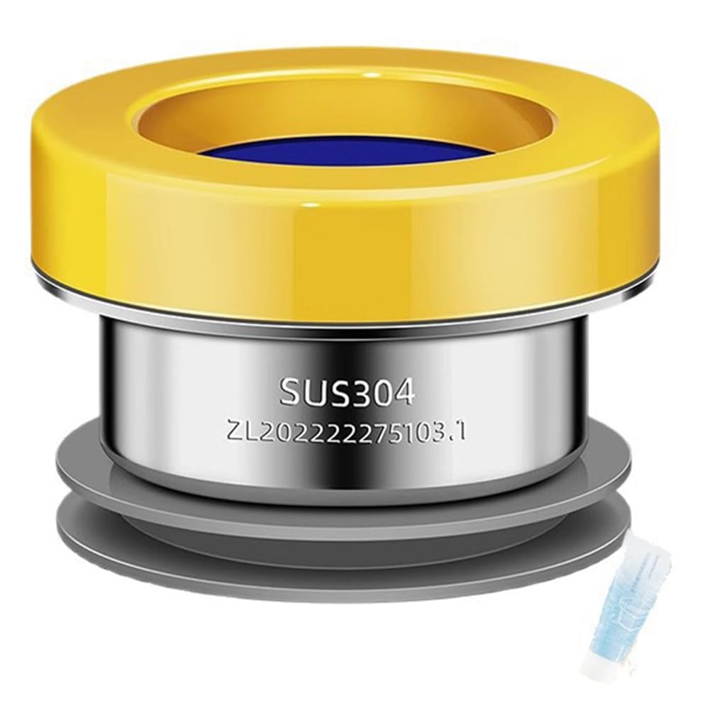 Hndhbfgrt For Toilet Flange Seal Ring 304 Stainless Steel Universal Leak-Proof Rubber Gasket Anti-Odor Drain Fitting for Toilet Base