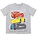 Disney Pixar Cars Lightning McQueen Infant Baby Boys 2 Pack T-Shirts Gray/Red 18 Months
