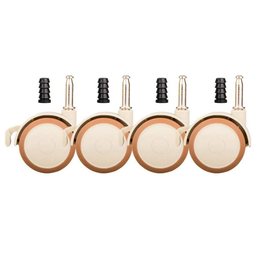 CAKEEYUM Swivel Crib Casters Replacement Rubber Furniture Casters Cot Wheel Accessories 4PCS swivel crib, castor wheels, rubber wheels, furniture, replacement caster