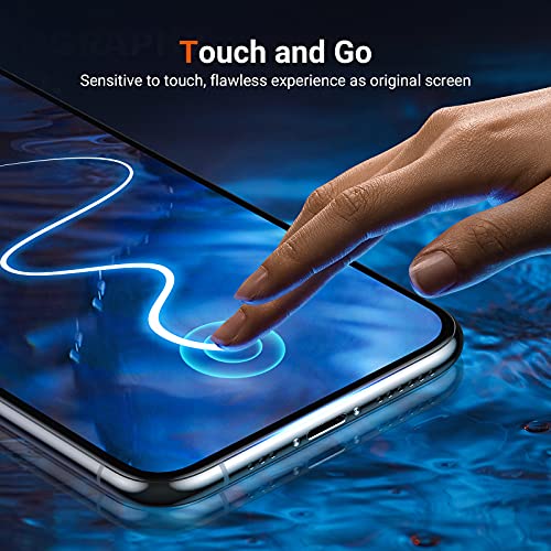 Torras Diamond Shield Screen Protector For Iphone 11 Pro Max Tempered Glass [Full Coverage] Anti-Shatter 9H Protection (2 Pack) For Iphone Xs Max, 6.5" #TOP4