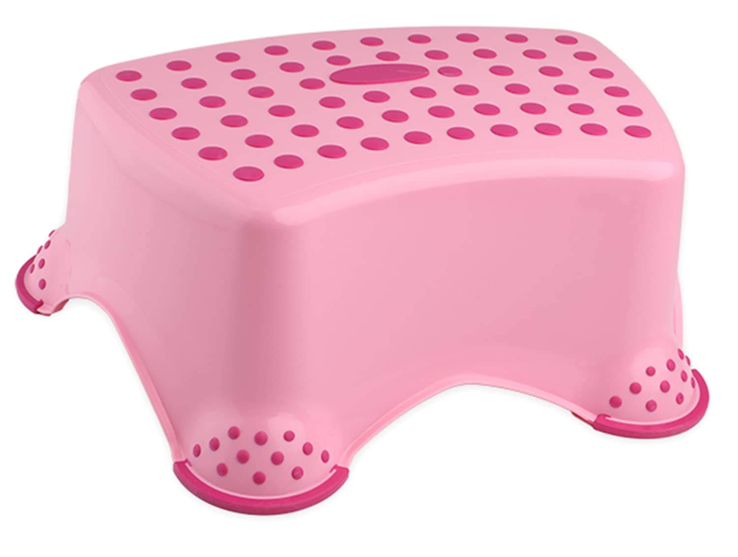 DIVCHI Toilet Training Kids Non Slip Up Step Stool Unisex for Safe Toddler Loo Potty Training in The Bathroom and Home (Pink)