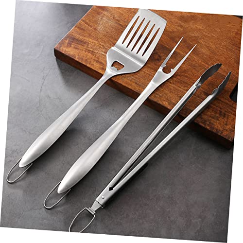 Set de utensilios para barbacoa de acero inoxidable miniatura 7