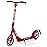 Hurtle Compact Kick Scooter for Teens - Folding Stand Kick Scooters w/ Adjustable Height, Alloy Anti-Slip Deck, 8 Wheels, Mud Guard Front Wheel, For Kids, Boys/Girls 8+-Year-Old