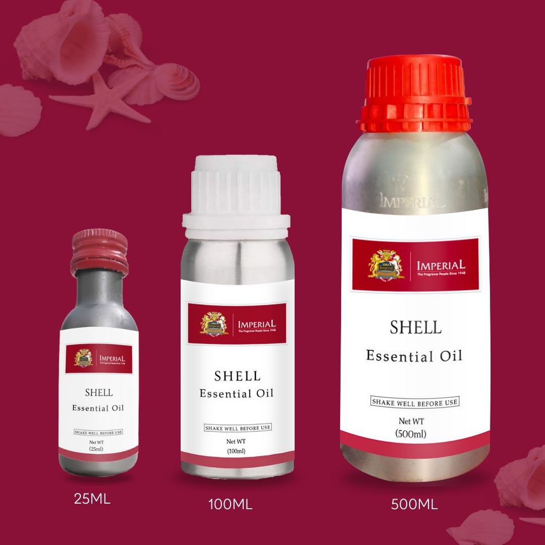 Imperial Shell Essential Oil - Therapeutic & Cosmetic Grade For Aromatherapy, Diffuser, Soap Making, Cosmetic Making, Lotions, Creams, Diy Personal Care For Face, Hair, Skin & Body, 25 ml