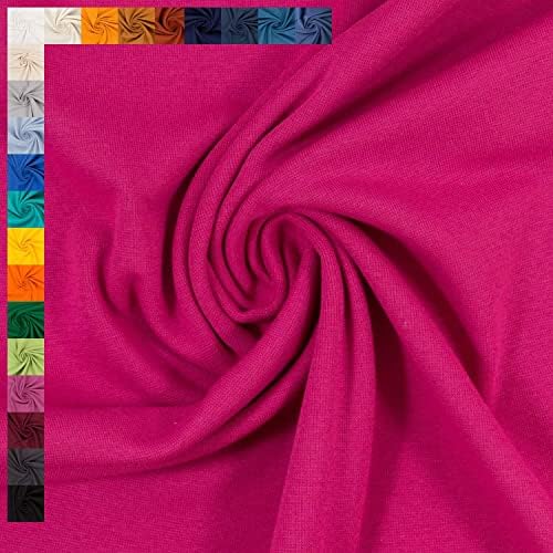 Jersey Stoff Meterware Damen Jersey-Stoff Mit Eukalyptus-Print