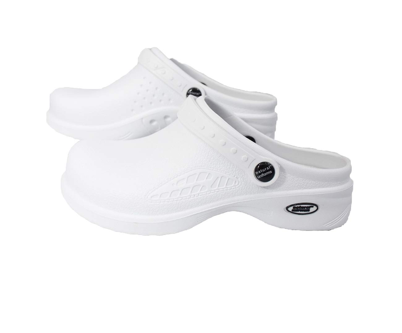 Natural Uniforms Ultralite Women's Clogs with Strap, Nursing Medical Work Mule