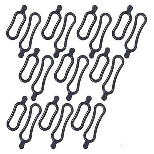 20 Pièces Bande Caoutchouc Elastique Vélos, Fixe Bande Silicone Elastique Vélos, Vélo Bicyclette Caoutchouc Elastique, Pour Phares de Vélo, Vélos Course, Accessoire(10 pcs longues + 10 pcs courtes) Cover